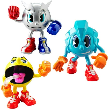 Pac-Man & Friends Set of 3 Collectible Action Figures - Walmart.com