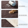 thumbnail image 5 of JIATER Waterproof Dog Bed Covers Washable Pet Bed Blanket for Sofa Bed,52x82 Coffee, 5 of 7
