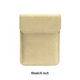thumbnail image 5 of ziyahi Tablet Sleeve Bag Protection Protective Pouch Fuax Leather Case Insert Covers Bag Portable Lightweight Accessory Khaki, 5 of 5