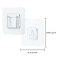 Transparent Double Wall Hooks Nail No Damage Without 2024 New Hanger