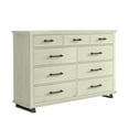 thumbnail image 4 of FESTIVO 64 inch Wide 9-Drawer Dresser Contemporary Design w/ Ample Storage - Antique White, 4 of 7