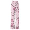 thumbnail image 6 of Hello Kitty Women's Wide Leg Yoga Pant Comfy Loose Sweatpants High Waist Lounge Casual Athletic Pant Workout Joggers Pant, 6 of 7