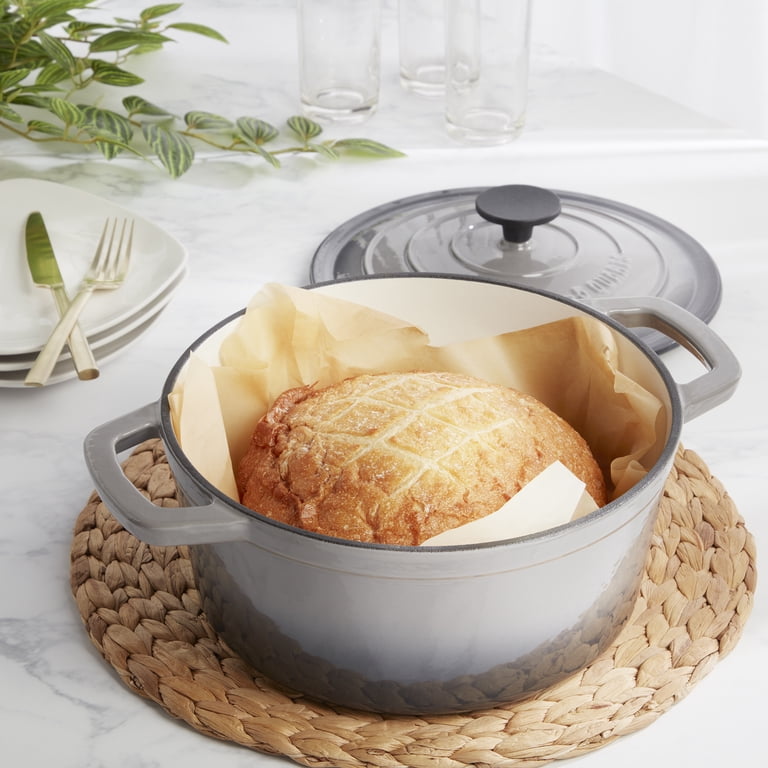 HOME Aluminium Gas Oven/Cooker CM24 With Lid - Grey, 29x25x18 Cm, Portable Camping Cooking Pot
