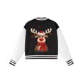 thumbnail image 3 of Staki Christmas Jacket for Girls Toddler Christmas Hoodie Sweatshirt Fall Clothes Girls Jacket(Black,7-8 Years), 3 of 7