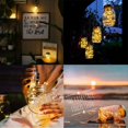 thumbnail image 4 of Luz LED solar para jardín, 20 luces LED solares para colgar al aire libre, luces impermeables para tarros de albañil, luces decorativas para jardín, Navidad, patio, boda, fiesta (caliente) Zhivalor LHH-0149, 4 of 5