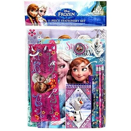 Disney Frozen Elsa Anna Olaf School Supply Stationary Kit 11Piece (Best New School Supplies)
