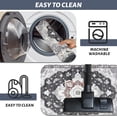thumbnail image 4 of AKASISRUG Kitchen Rugs Sets of 3,Non Skid Washable Kitchen Rugs and Mats,Grey, 4 of 7