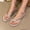 Silver, variant on KIJBLAE Women's Polka Dot Soft Rubber Flip Flops, Wide Width Durable Non Slip Comfort Casual Beach Summer Slippers Yellow 40