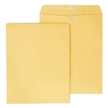 Staples Clasp Kraft Envelopes 11-1/2" x 14-1/2" Brown 100/BX (535039/17082)