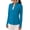 #0336-Sky Blue, variant on Womens Long Sleeve Half Zip Pullover Stand Collar Athletic Tops Casual Slim Fit Workout Shirts with Thumb Holes
