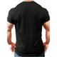 thumbnail image 2 of Men's Casual Athletic T-Shirt - Breathable Polyester, Crew Neck, Letter Print Design, Machine Washable, Casual Sporty Tee, Summer Gifts, 2 of 6
