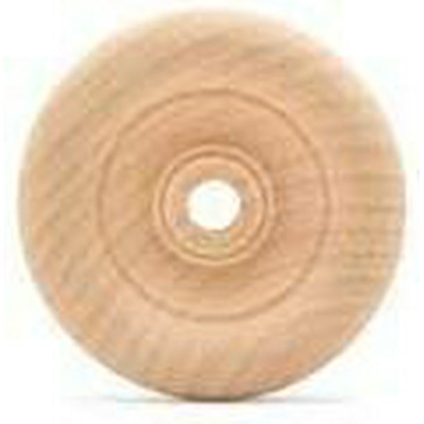 Classic Wooden Toy Wheels and Axles, Great for Crafts Too, 1" Diameter
