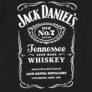 Jack Daniels Mens Short Sleeve Label Tee