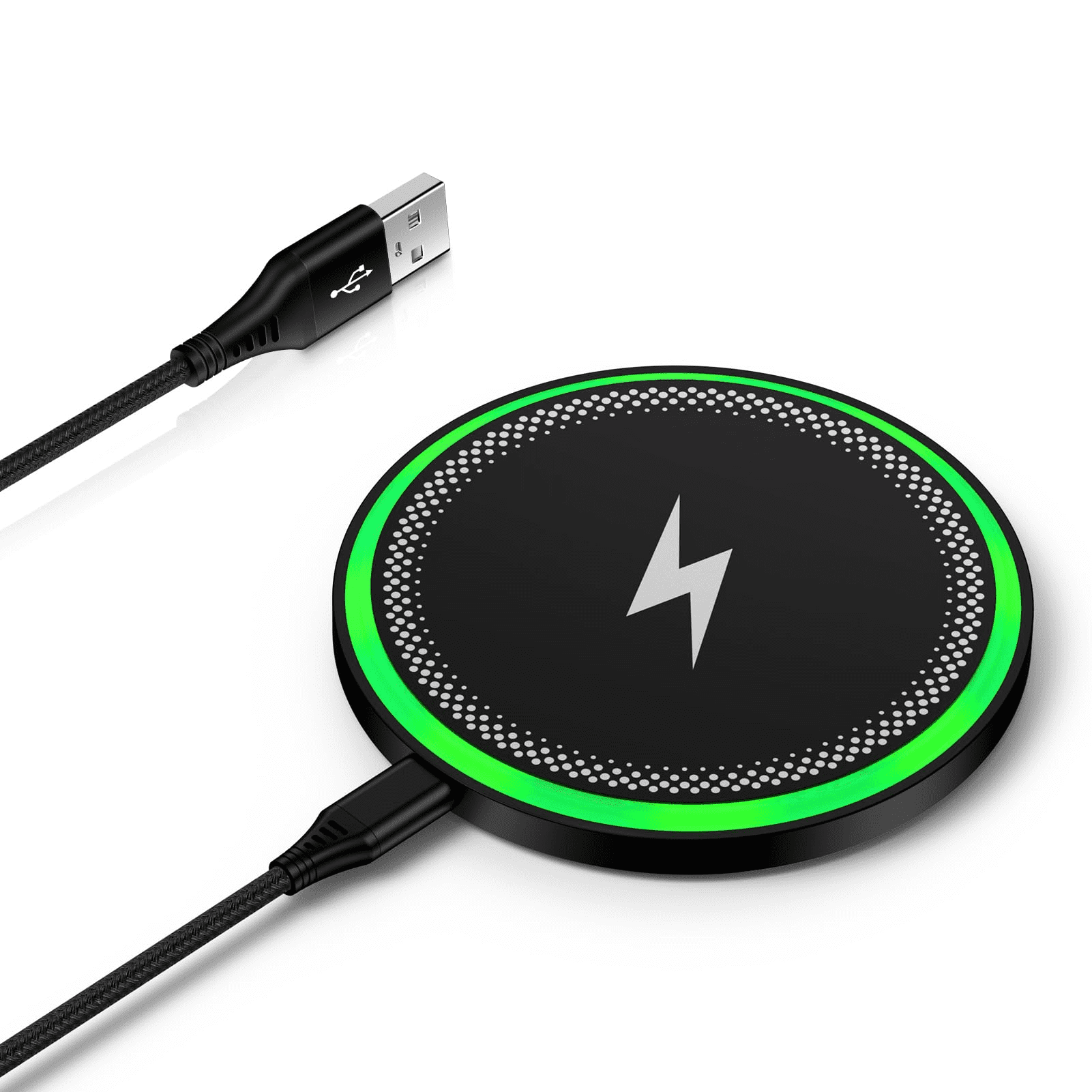 can 15W Fast Wireless Charger Pad, Wireless Charging Station Mat Compatible with Samsung Galaxy S26 S25 Ultra S25 Plus S24 FE Z Flip Fold 6 Google Pixel 9a 9 Pro XL
