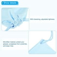 thumbnail image 4 of Uxcell Microfiber Glasses Bag Sunglasses Pouch with Eyeglasses Cleaning Cloth, Light Blue 6 Pack, 4 of 6
