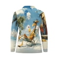 thumbnail image 7 of FUIALDOLG Funny Giraffe Womens Golf Shirts Long Sleeve Quarter Zip Athletic Top Pullover Summer Golf Apparel Sun Protection for Indoor and Outdoor Activity, 7 of 7