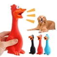 thumbnail image 3 of Rubber Squeeze Shrilling Screaming Chicken Dog Toy J1Q3, 3 of 6