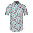 thumbnail image 1 of CamiHawaiaDe PlaEstampado Floral Con Botones ManCorCamiDe Verano PaHombres Men60, 1 of 7