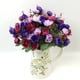 thumbnail image 1 of Ramo de rosas y peonías de seda artificial para decoración del hogar, bodas, fiestas – flores artificiales para centros de mesa o regalos, arreglo duradero de 12 pulgadas, 1 of 3