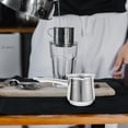 thumbnail image 1 of SKISUNO Camping Kettle Stainless Coffee Pot Silver 1Set Household Espresso Pot, 1 of 8