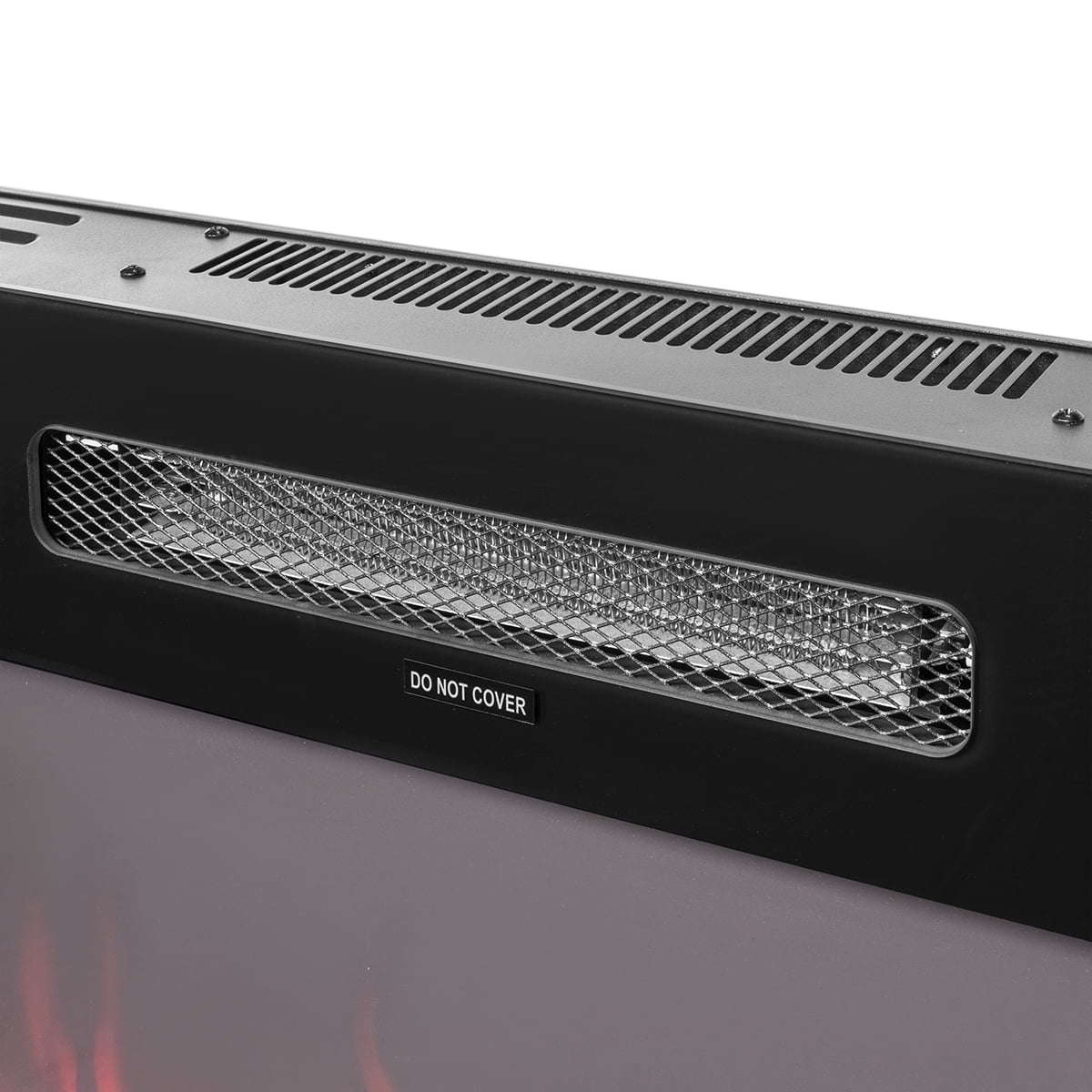 XtremepowerUS Electric Fireplace 50" Recessed & Wall Mounted, Thin Fit & Low Noise, Fit for 2 x 6 Stud, Remote Control with Timer, Touch Screen, Adjustable Flame Colors & Speed
