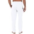 thumbnail image 6 of JGNGSHN Pajama for Men Drawstring Wide Leg Lounge Solid Color Pants Pjs Bottoms with Pocket Button Fly Button Casual Elastic Waist Sleep Pant, 6 of 7