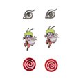 thumbnail image 6 of Naruto Shippuden Anime Manga Costume Jewelry Stud And Dangle Earring Set 4 Pack, 6 of 6