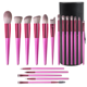thumbnail image 1 of Juego profesional de 18 brochas de maquillaje en rosa con estuche organizador  

(Set de brochas multifuncionales para base, sombras, cejas y rubor - Cerdas suaves y diseño ergonómico - Ideal para, 1 of 2