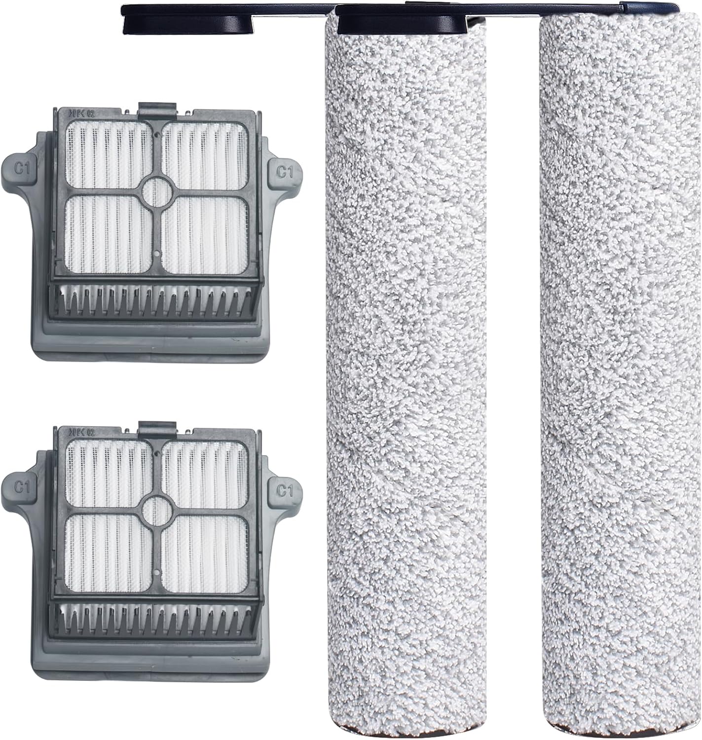 Replacement Brush Roller and HEPA Vacuum Filter for Tineco Floor ONE S7 Pro 【for S7 Pro Order After 2024 Aug】Cordless Wet Dry Vacuum Cleaner, Replacement Parts for Tineco cleaning solution refill