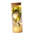 thumbnail image 2 of Flor preservada con cadena de luz Flor eterna para siempre Romántica Estilo C, 2 of 9
