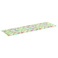 thumbnail image 3 of vidaXL Sun Lounger Cushion Leaf Pattern 186x58x3cm Oxford Fabric, 3 of 5