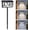 1 Pack, variant on Solar Address Sign, House Numbers for Outside Light Up, 3 Colors Waterproof LED Illuminated House Numbers With Stake, Wall Mounted/In Ground Solar Powered Address Plaque for Yard Garden Home