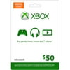 Xbox Live Digital Gift Card $50 (email D