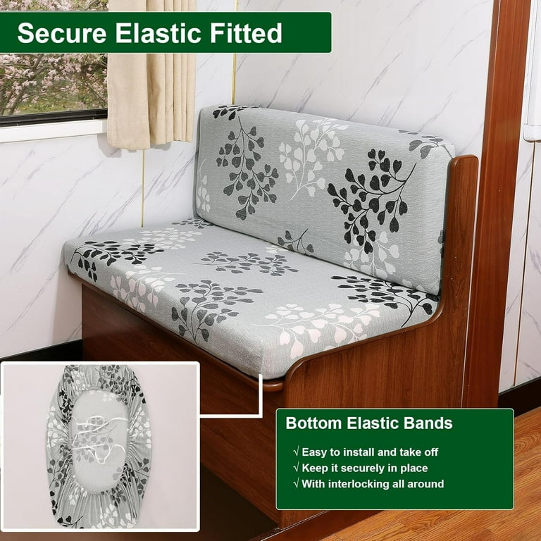 RV Dinette Cushion Covers Printed Elastic Camper Cushion Slipcover Stretchable Loveseat Sofa Chair Cover Furniture Protector for RV Camper Car Bench 1 Backrest Cover 1 Bench Cover 08 Walmart