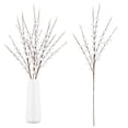 thumbnail image 2 of Wedding Simulation Plum Blossom White 56*6， Artificial Flowers Flowers Bouquet for Diy Art Plant Home Wedding Table Centerpieces Vase Decoration, 2 of 9
