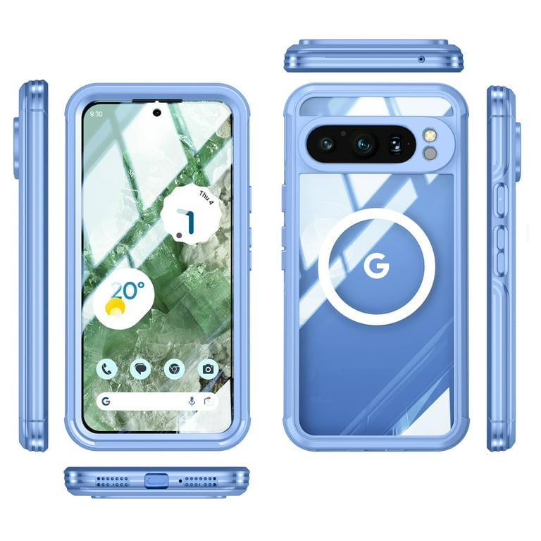 Clear Magnetic Case for Google Pixel 10 10 Pro, with Built-in