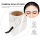 thumbnail image 2 of EeaseMX 1 rollo de regla adhesiva desechable para cejas, medidor auxiliar de cejas, color blanco, 2 of 7