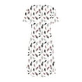 thumbnail image 5 of Patlollav 2025 Womens Fashion Summer Print Short-Sleeved V-Neck Casual Dress, 5 of 6