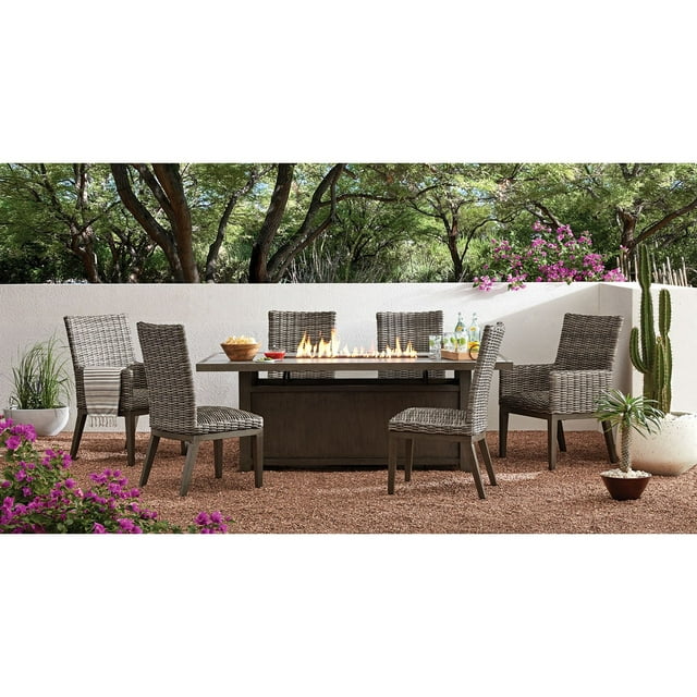 Member's Mark Halstead Fire Dining Set, 7pc