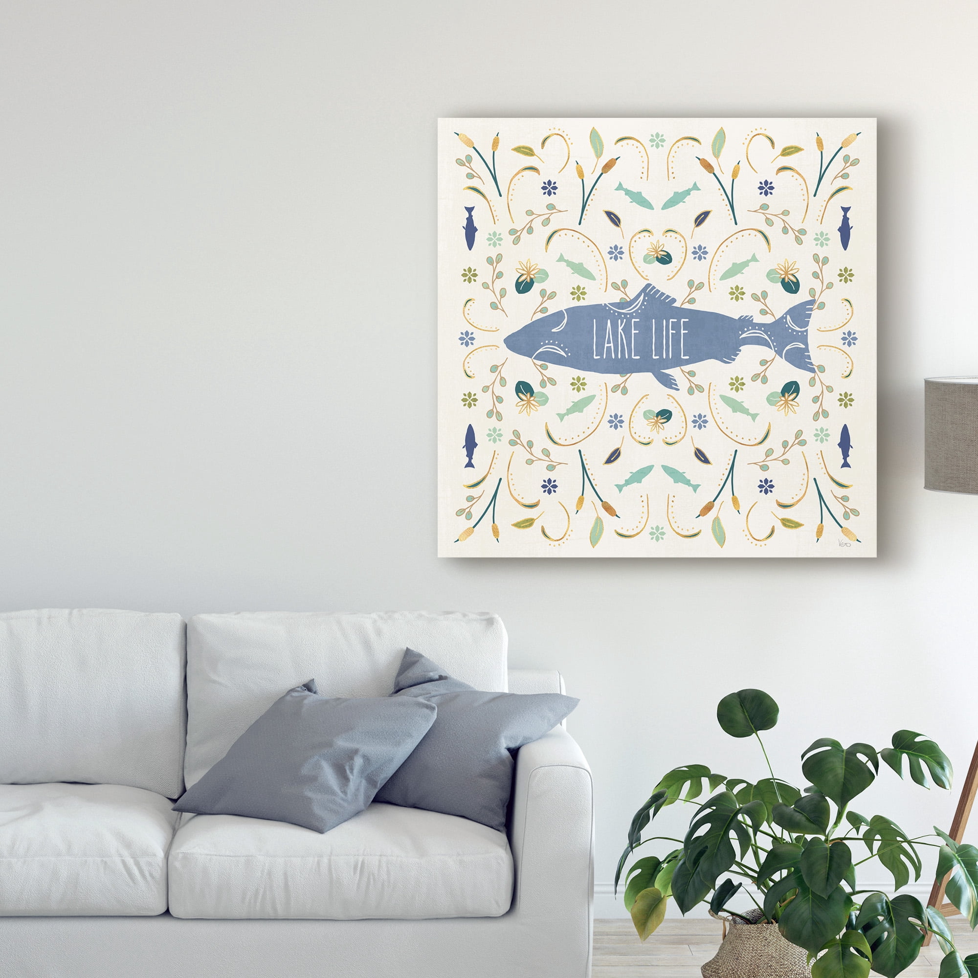 Trademark Fine Art 'Otomi Lake V' Canvas Art by Veronique Charron