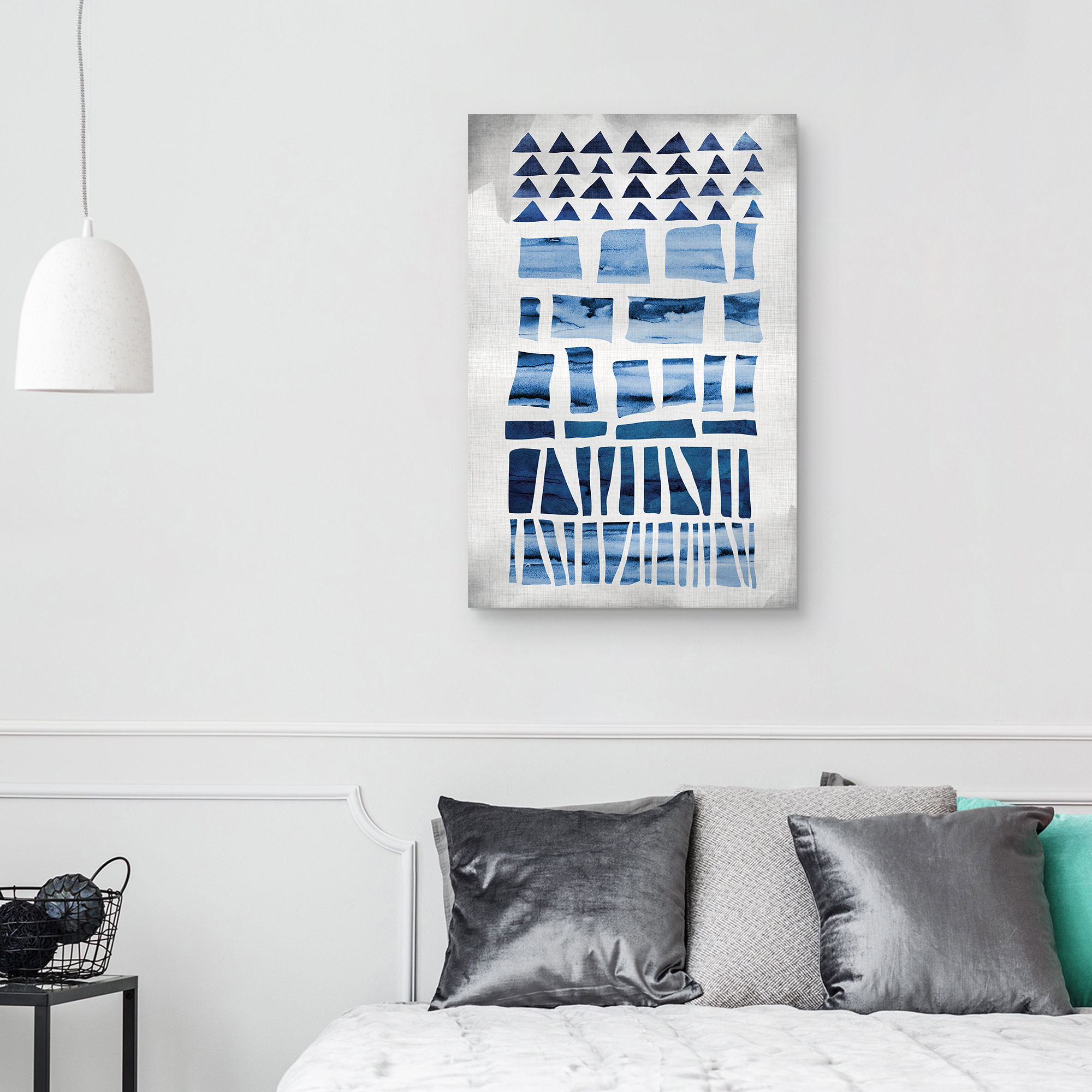 Masterpiece Art Gallery New Tribal Abstract Canvas Art Print, 24" x 36", by Nikki Chu