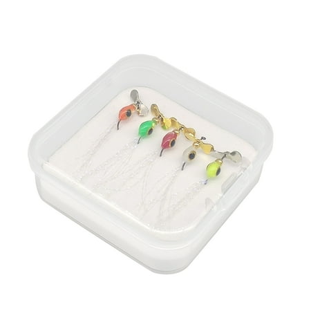 Bass Fishing Lure Fishing Lures Baits Rotating Spinnerbait Kit 5PCS Multicolor Hard Jig Spinner Bait for Freshwater Saltwater Trout Salmon Bass Pike Walleye