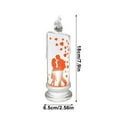 thumbnail image 3 of Matoen Flameless Flickering Valentine's Day Candles, LED Battery Operated Fake Pillar Love Decals Candles for Mother's Day, Thanksgiving Day, Anniversary, 3 of 6