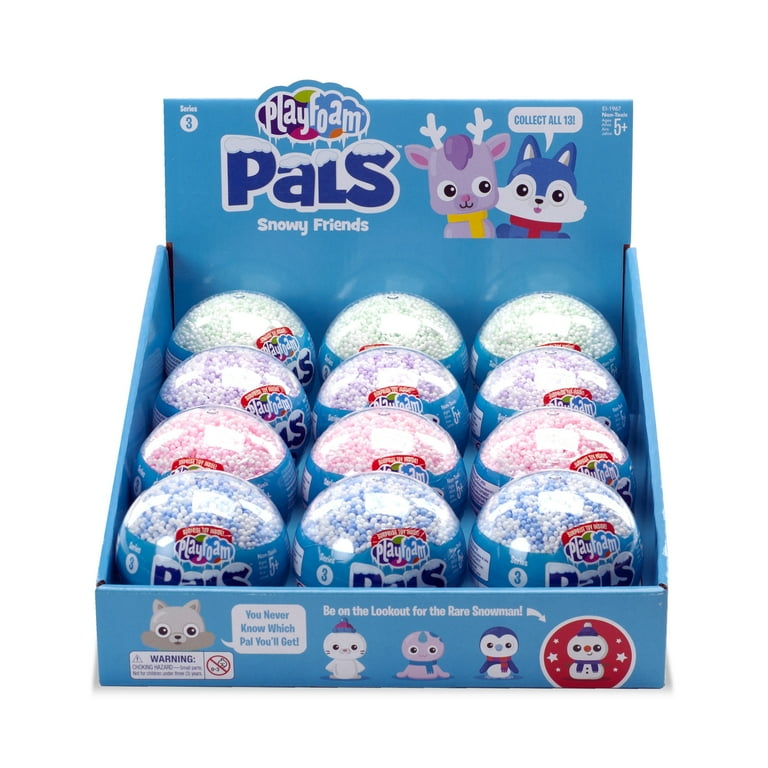 Educational Insights Playfoam Pals Snowy Friends, Party Pack of 12