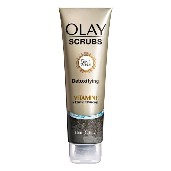 Olay Scrubs 5-in-1 Detoxifying Vitamin C + Black Charcoal - 4.2 fl. oz