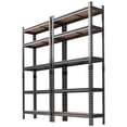 thumbnail image 1 of Étagère de Rangement en Métal Robuste à 5 Niveaux - Organisateur Utilitaire Réglable - Acier au Carbone, Résistant à la Rouille, 400 Lb/couche pour Garage, Garde-Manger, Entrepôt, Cuisine, 1 of 8