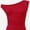 Red, variant on Women One Shoulder Ruched Crop Tank Tops Casual Off The Shoulder Twist Strap Summer Tanks Tops Going Out Crop Shirts
