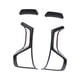 thumbnail image 3 of Reemplazo de estilo de fibra de carbono con marco de volante de coche de 4 piezas para Mitsubishi Pajero Sport 2019-2020, 3 of 5
