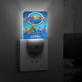 thumbnail image 4 of RoboGobo Luz nocturna LED con sensor de anochecer a amanecer para dormitorio, baño, pasillo, escaleras - Lámpara LED nocturna de enchufe, 0.5W - 1 pieza, 4 of 6