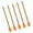 Orange, variant on SNGMN 5Pcs Stir Spoon Straws, Reusable Drinking Tea Spoon Straws with Scoop for Mixing Juice and Beverages